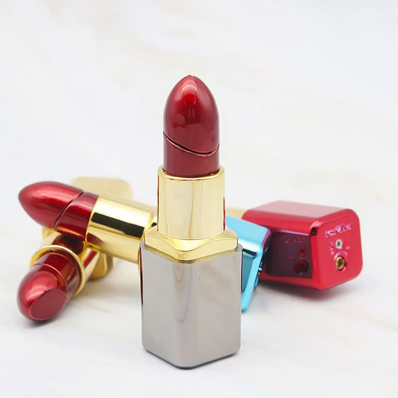 Мини креативная Бутановая Зажигалка милая губная помада модель Fire Starter брелок