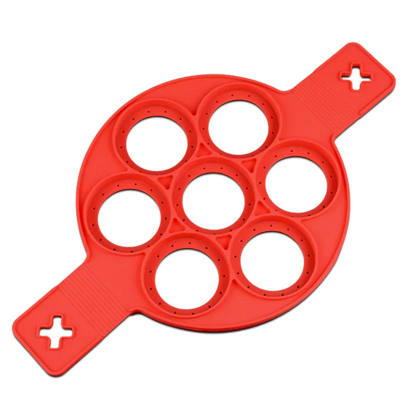 7 отверстий круглая антипригарная блинница для изготовления яичных колец форма