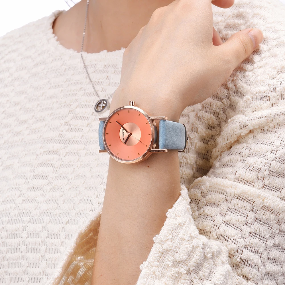 Модный повседневный Золотой корпус 2017 водонепроницаемые женские часы под платье