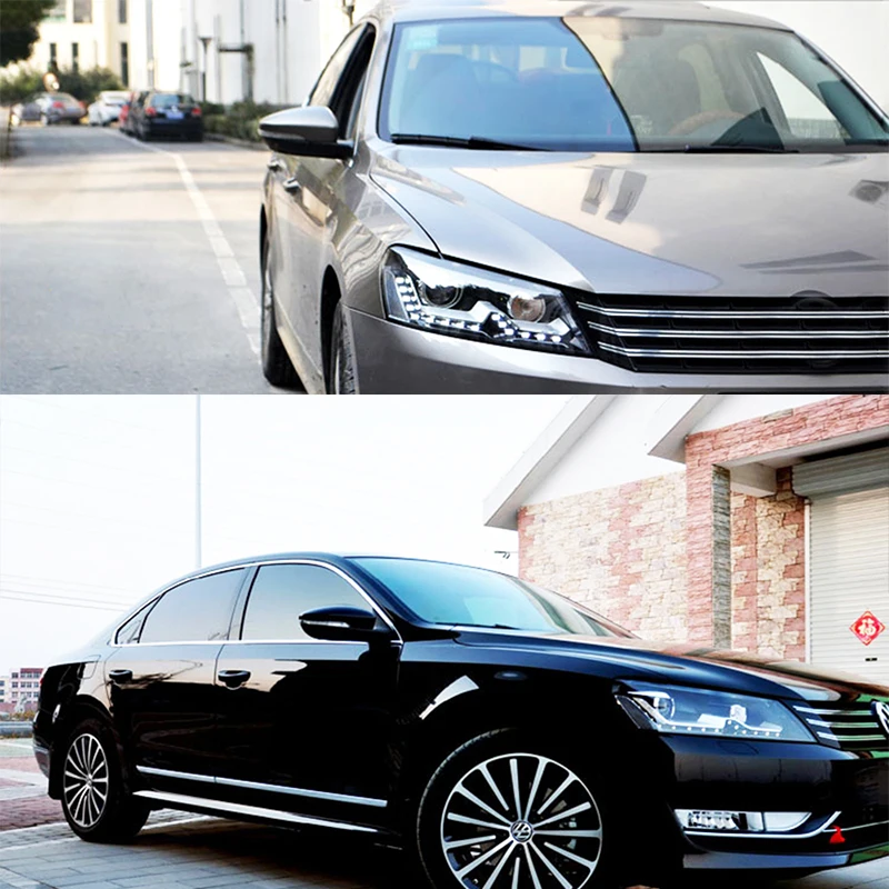 Тюнинг автомобилей чехол для Volkswagen Passat B7 светодиодный налобный фонарь