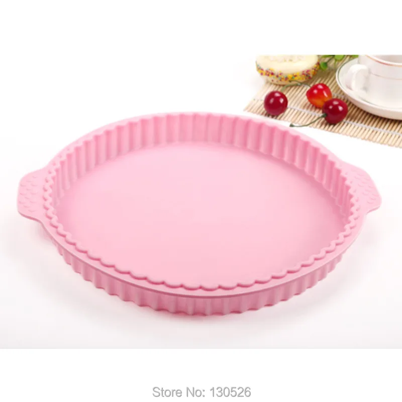 Антипригарное покрытие круглая силиконовая форма для кекса большой