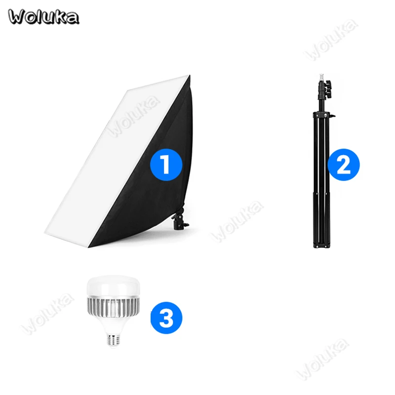 75 Вт светодиодный ная лампа софтбокс для фотосъемки Одиночная на головке видео