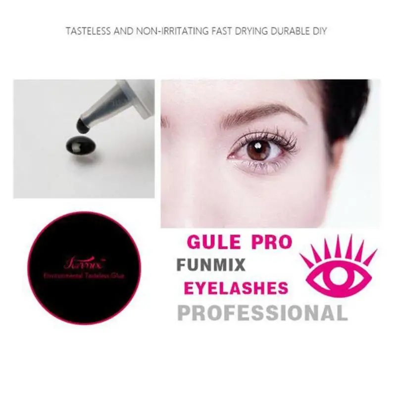 Ресницы Клей Двойной век искусственные ресницы удлинение Fast Dry запах низкий