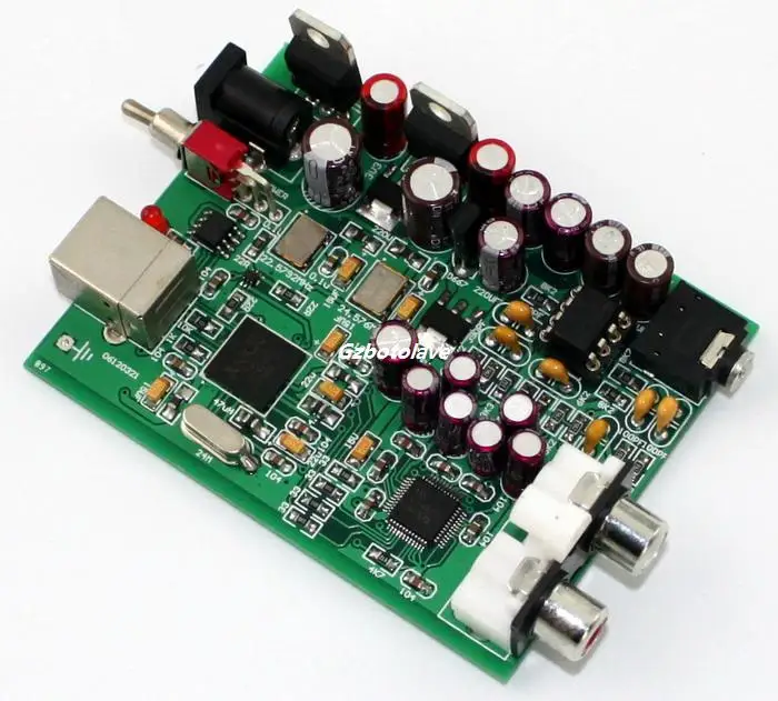 Звуковая карта XMOS U8 + AK4490 AMP NE5532 USB DAC декодер выход для наушников Поддержка PCM 192 кГц