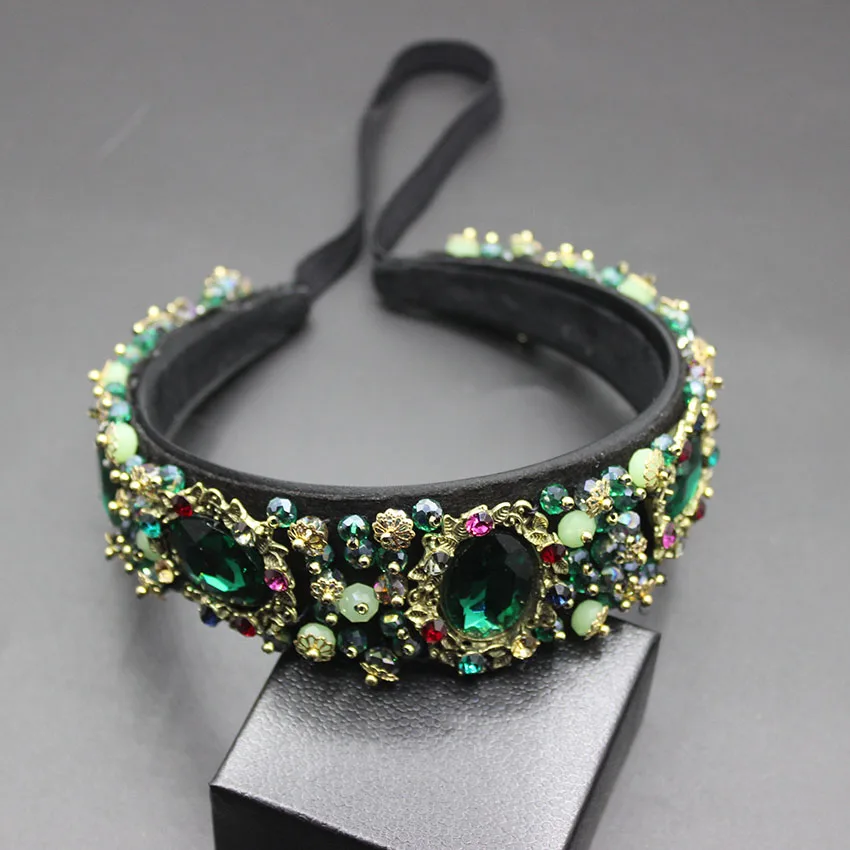 Женская бархатная повязка на голову обруч для волос в стиле ретро 397|Украшения