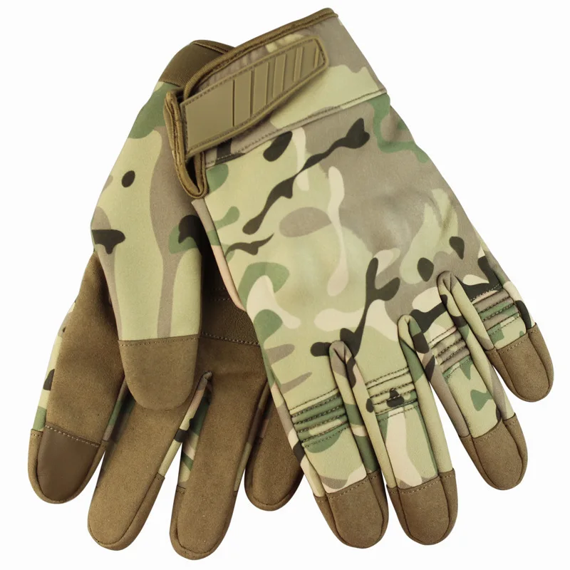 

Tactical Gloves Full Finger Military Camo Glove Outdoor Army SWAT Sports Cycling Hunting Fishing Gloves Touch Screen Anti-Slip