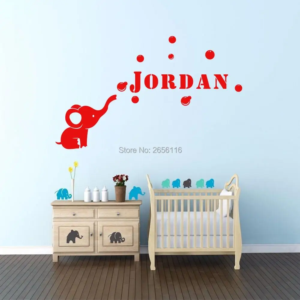 Индивидуальные наклейки на стену персонализированные виниловые с изображением