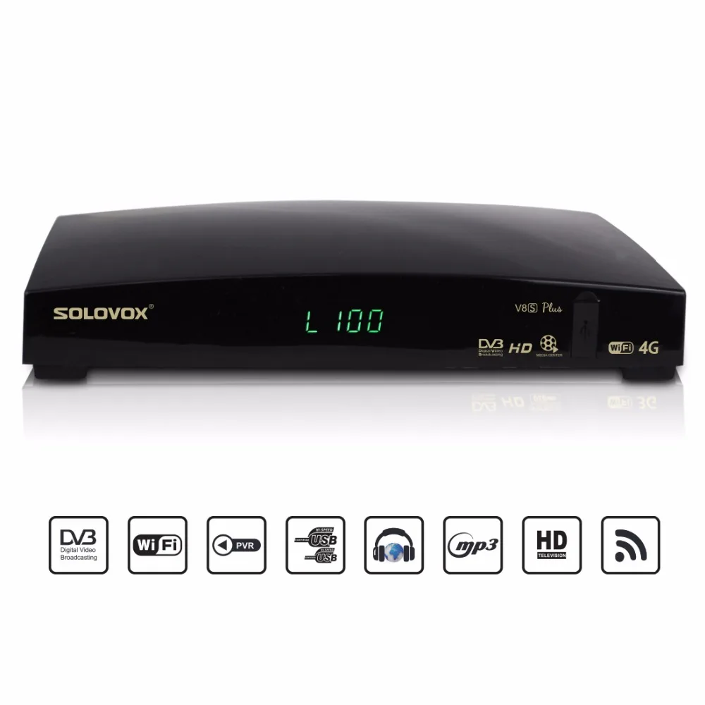 5 шт. оригинальный solovox V8S плюс цифровой спутниковый ресивер S V8 Поддержка webtv Biss