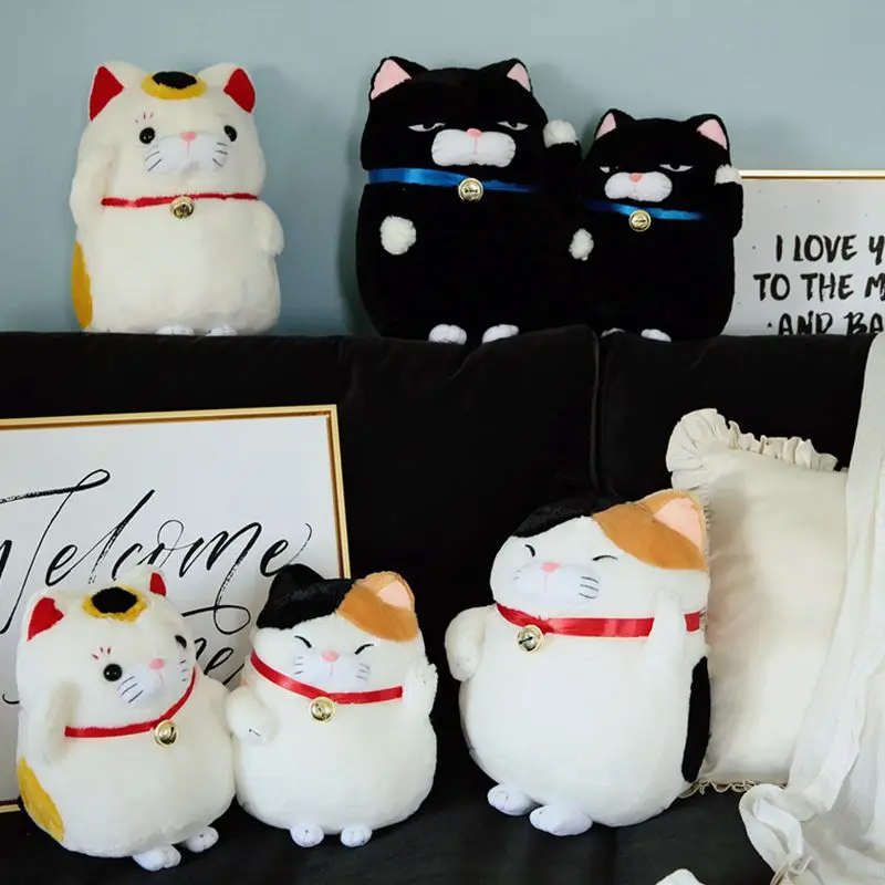 30 40 см мультяшный плюшевый Кот Фортуны игрушки мягкие плюшевые животные Lucky Cat