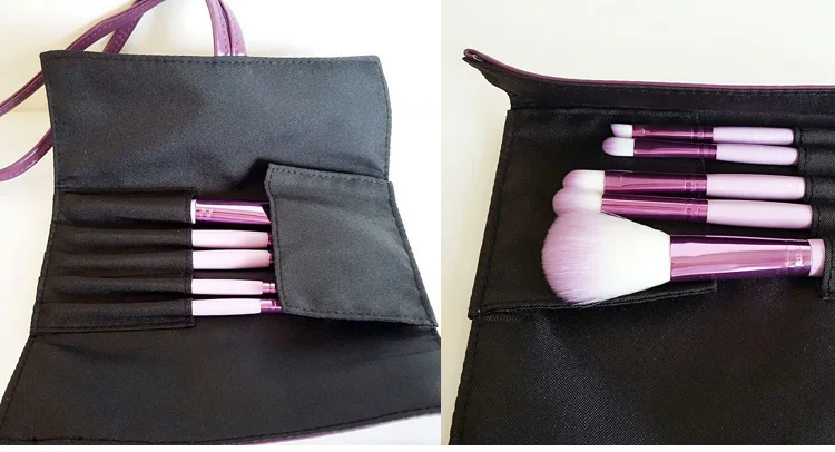 Набор кистей для макияжа 5 шт. светло-фиолетовые кисти пудры консилера теней век