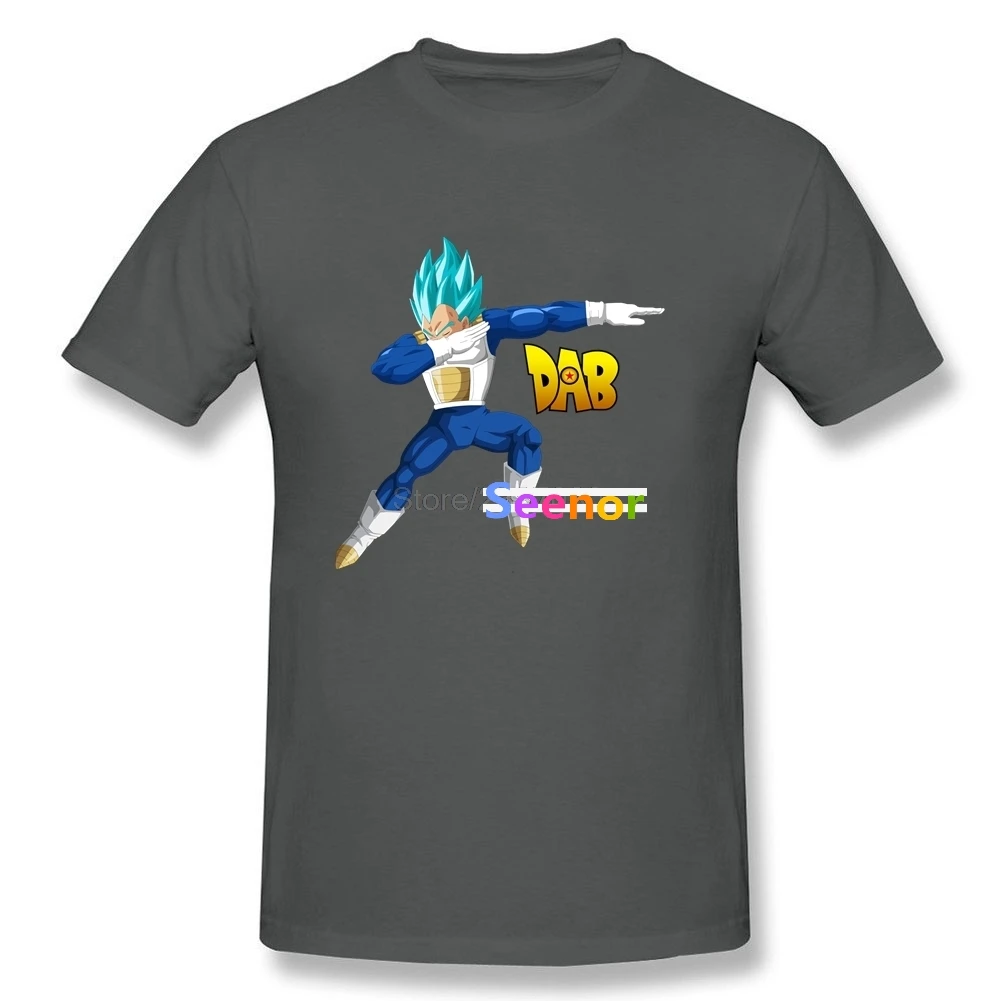 Новый летний Homme Супер Saiyan бог синий Вегета dab футболки Slim Fit мода Dragon Ball Hombre белая