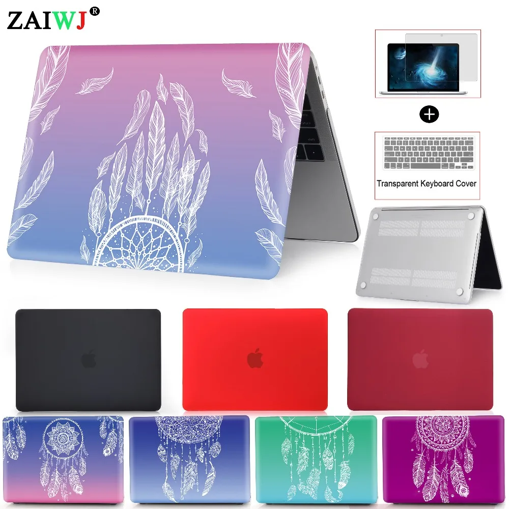 Новинка сумка для ноутбука ZAIWJ чехол MacBook Air Retina Pro 11 12 13 15 3 4 дюймов с сенсорной