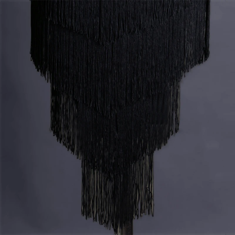 Женский костюм для латиноамериканских танцев высокое качество на заказ черная