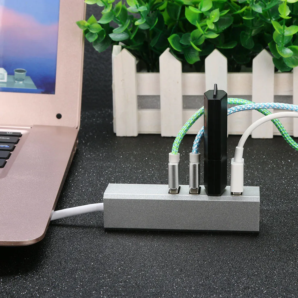 Разветвитель USB 4 порта 3 0 OTG с интерфейсом микро зарядки|Картридеры| |