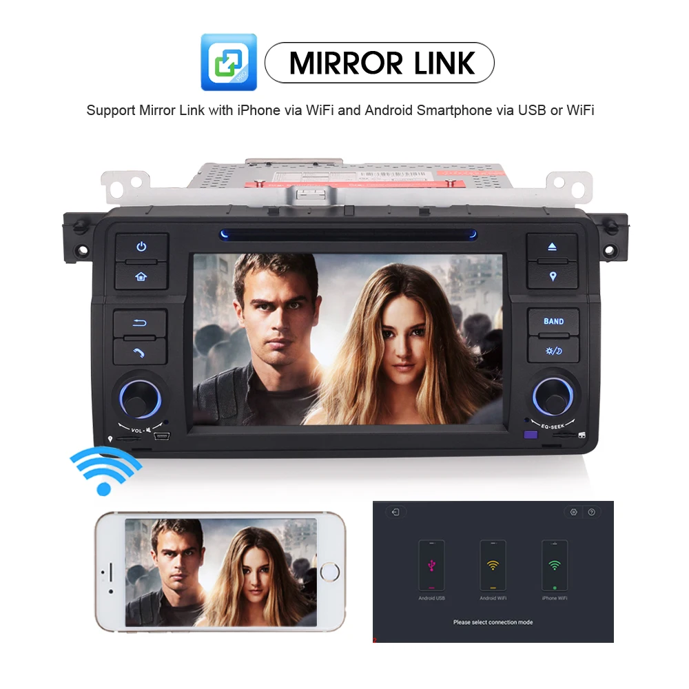 8 ядер Android 0 DAB + DVD SatNav GPS WiFi 3G CD SD RDS AUX OBD CAM IN DVR автомобильный Радио плеер для BMW E46 3er