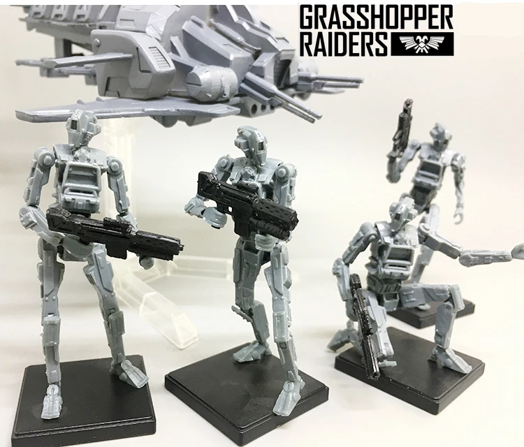 JOY TOY 1:27 самолет и солдат модель комплект военный Кузнечик рейдеры наборы Неокрашенный распродано