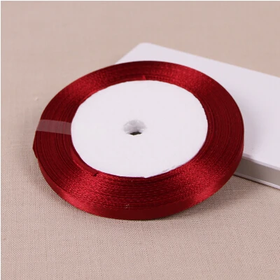 Free shipping (25 yards) Satin Ribbon Wedding Party Festive Decaration Christmas Gift Ribbons DIY Sewing Garment Accessories | Дом и сад