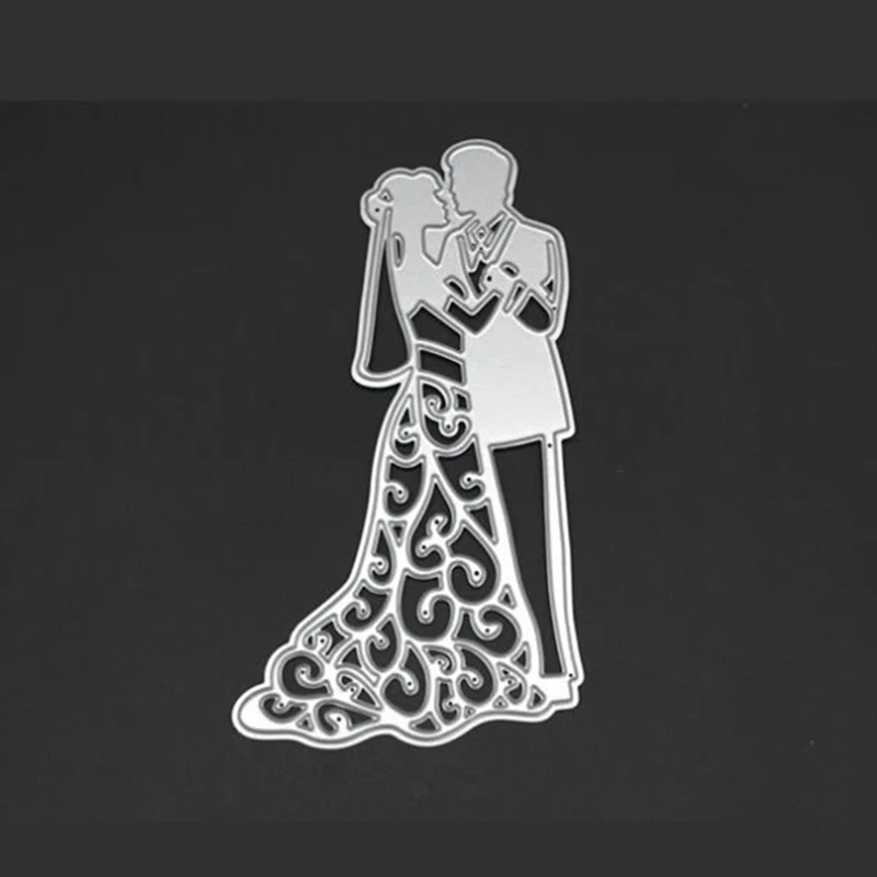 

YINISE Wedding Metal Cutting Dies For Scrapbooking Stencils DIY Album Cards Decoration Embossing Folder Die Cuts Template Mold