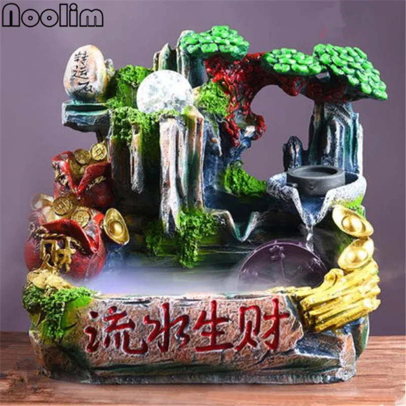 Креативный Настольный аквариум для рыбы Rockery водные украшения фонтана подарки