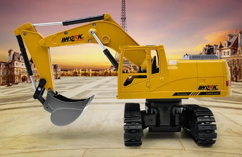 Новый 2 4G пульт дистанционного управления rc экскаватор игрушка Моделирование RC