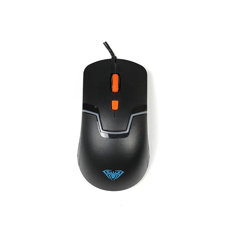 AULA USB Проводная игровая клавиатура и мышь 1600 dpi ультра-тонкая комбо для ПК геймера