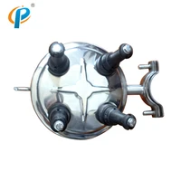 classic type fixed spray head stainless steel washing plate for trolley miking machine