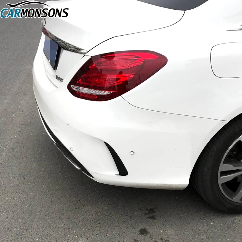 Carmonsons задний бампер наклейки на вентиляционное отверстие чехол для Mercedes Benz C Class