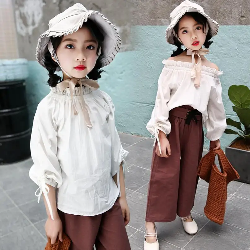 design 9 white Г. Весенне-осенняя блузка принцессы для девочек детские рубашки топы и блузки в горошек с длинными рукавами для маленьких девочек и подростков детская одежда - Цвет: design 9 white