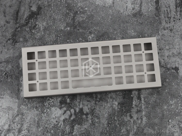 stainless steel bent case for jj40 40 jj40 custom keyboard enclosed case upper and lower case also can support planck free global shipping