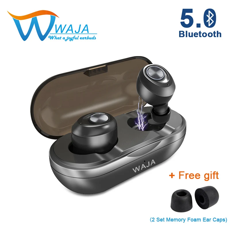 TWS мини беспроводные наушники 5 0 Bluetooth стерео с шумоподавлением микрофоном