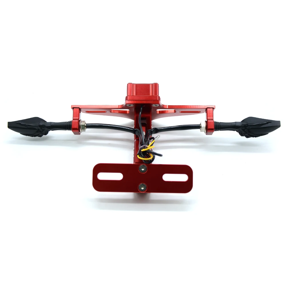 Держатель кронштейна номерного знака мотоцикла с поворотным светом для Suzuki GSX R600