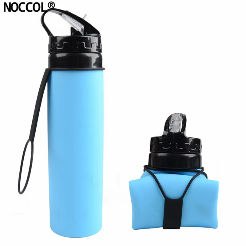 NOCCOL складная бутылка для воды на открытом воздухе дорожная походная 600 мл большая