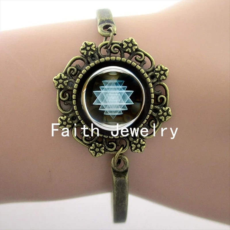 Драгоценности для буддистских украшений с изображением священной геометрии шри