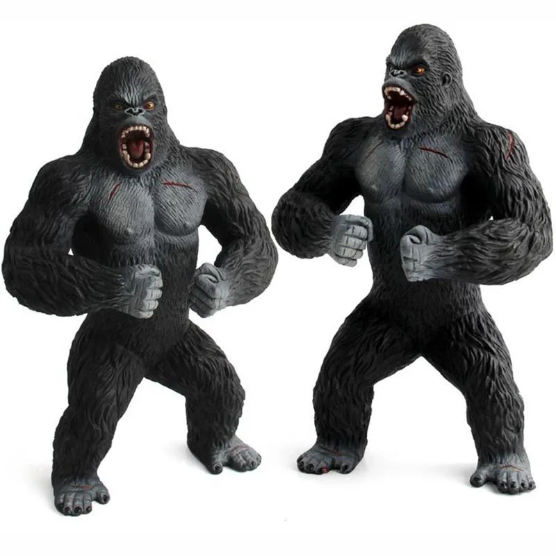 19 см Большой размер King Kong набор игрушек пластиковые игры игрушки парк мира
