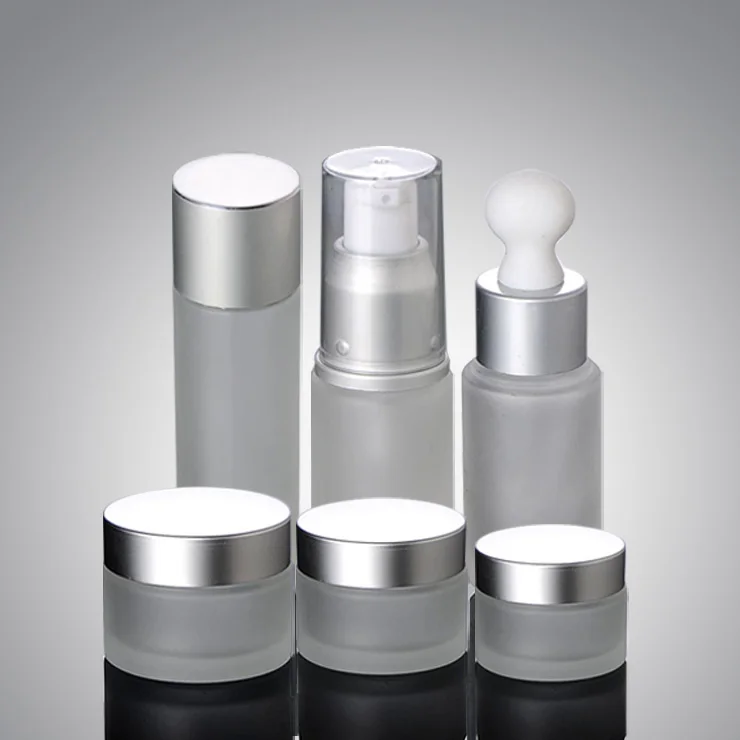 

30ML Glass Scrub Essence Liquid Packing Bottle Cosmetics Empty Lotion Dropper Bottle 100PCS/LOT