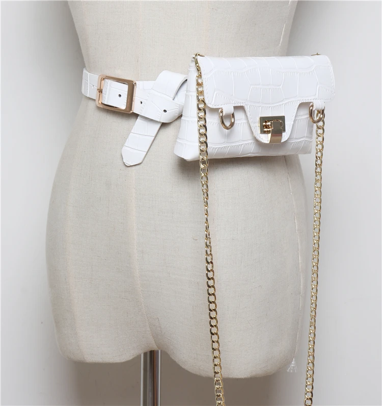 Крокодиловая искусственная кожа fannypack женская сумка для живота поясная сумка дамская поясная сумка на пояс FP20