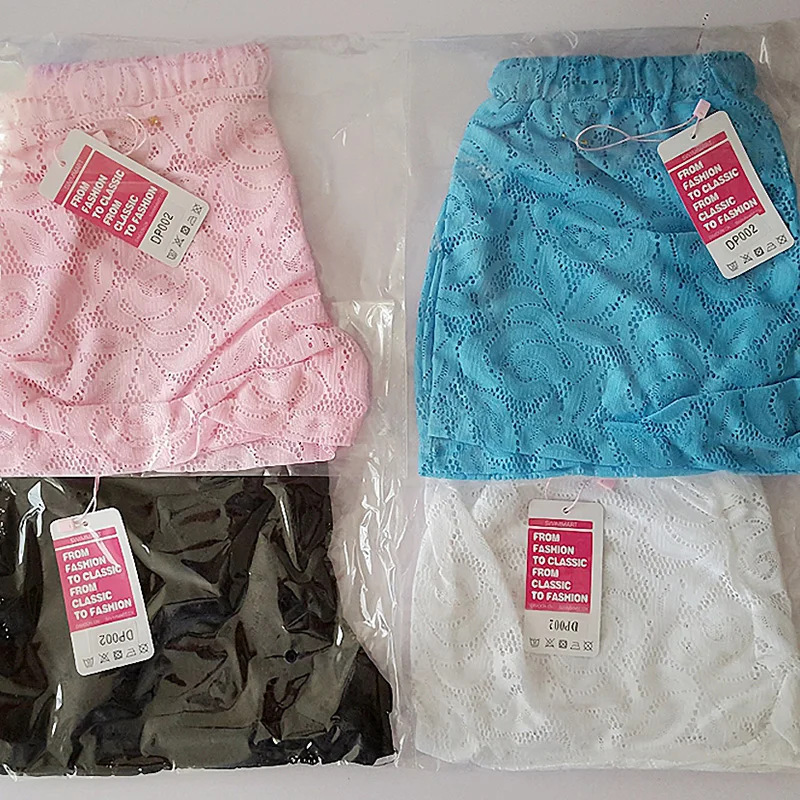 Прозрачные шорты боксеры Женская кружевная накидка прозрачные сетчатые пляжные