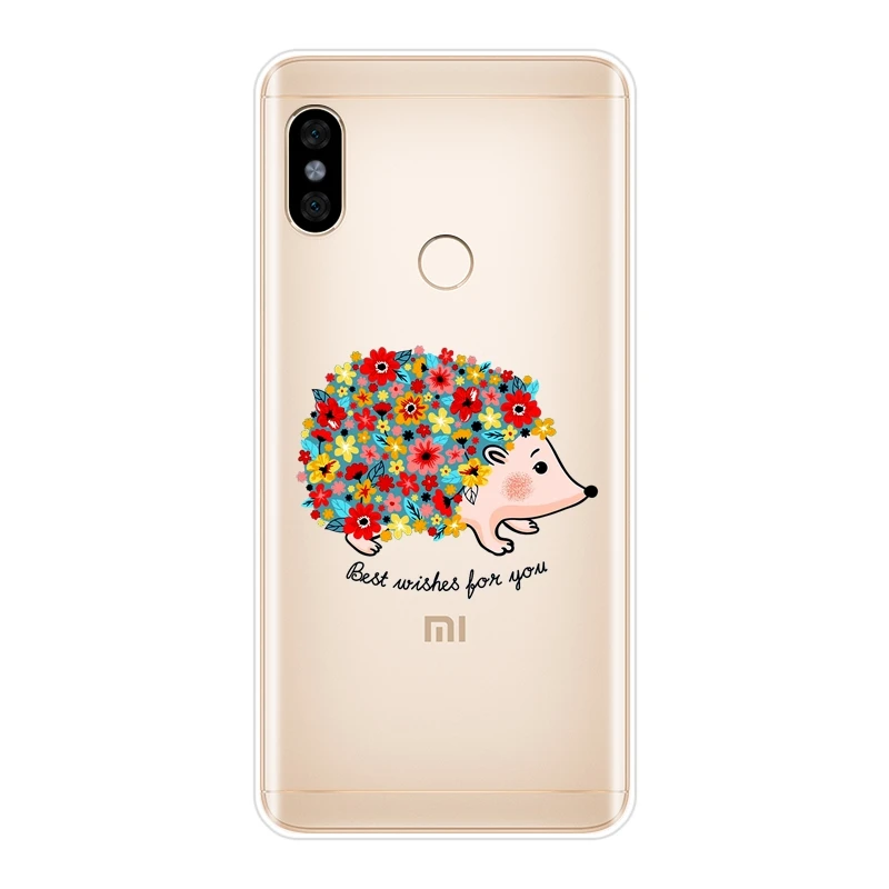 Мягкий силиконовый чехол для телефона Pocophone F1 Xiaomi Redmi Note 4 4X 5 5A 6 Pro Prime ежик S2 6A Plus