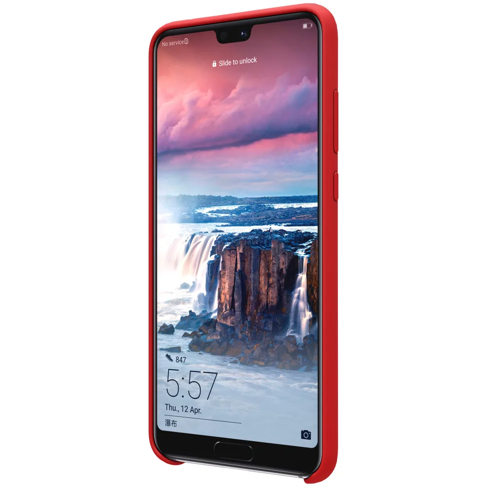 NILLKIN for Huawei P20 Phone Case Flex Pure Series Liquid Silicone Back Casing Cover Celular Coque Capa |
