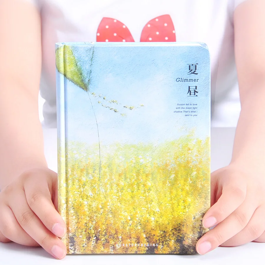 

OUR STORY BEGINS Light Of Jungle Series Hardcover Notebook Horizontal Line Notebook A5 Thick Diary Book 1PCS