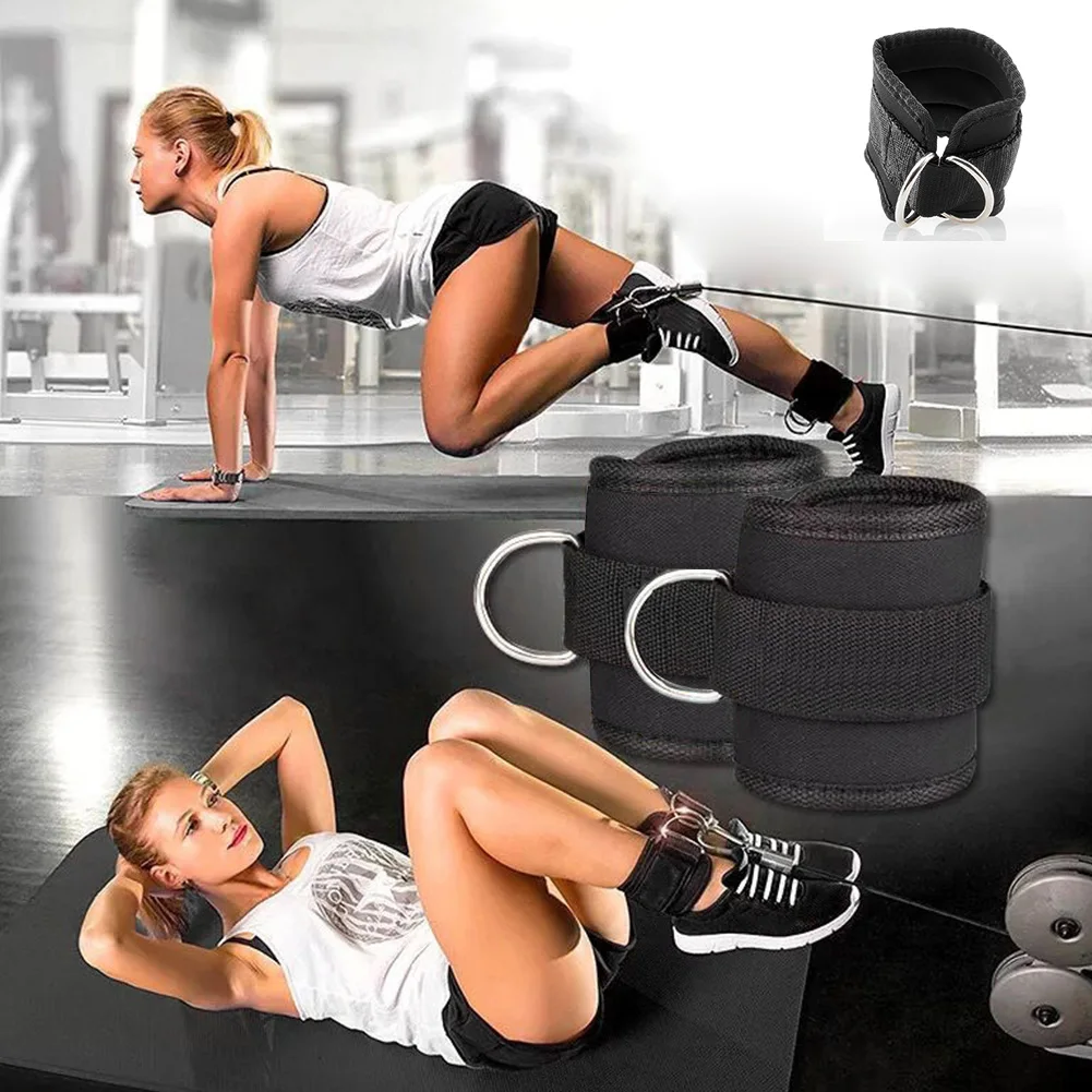 2 шт. шкив для ног крепление на запястье регулируемая манжета бедра тренажерный