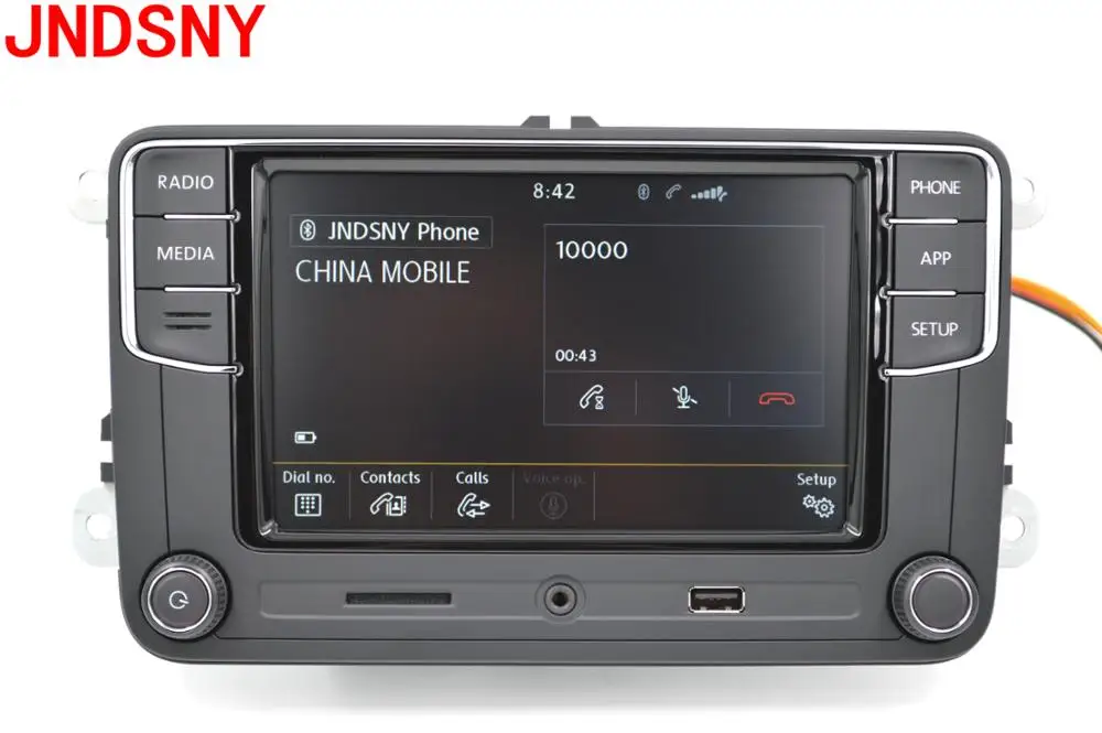 JNDSNY CarPlay Noname RCD330 RCD330G плюс CarPlay автомобиль MIB радио для VWGolf 5 6 Jetta CC Tiguan Passat B6 B7 Polo 6RD 035 187B