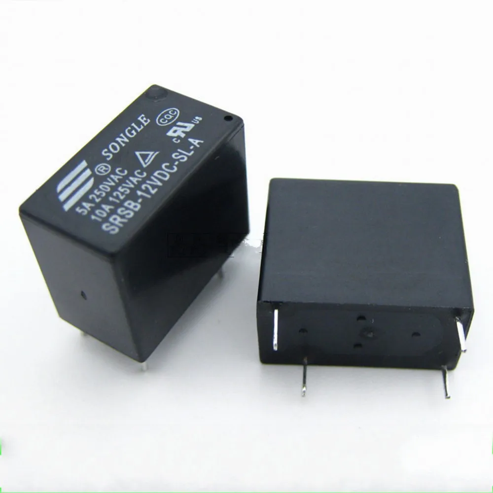 Реле SRSB 05VDC SL A 12VDC 5V 12V 24V 5A/250VAC 4PIN 50 шт.|Реле| |