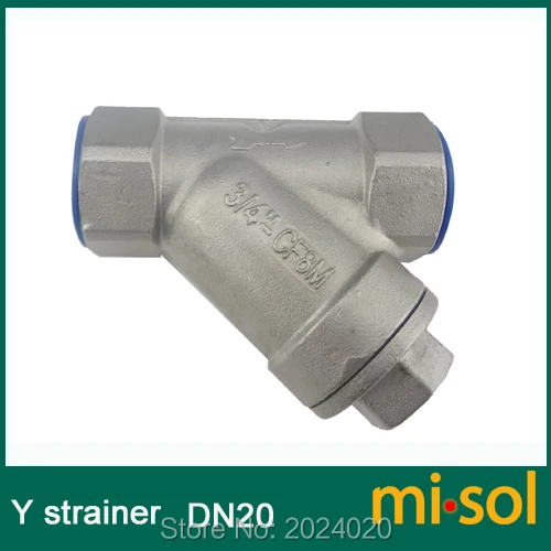 

10 единиц 3/4 "DN20 нержавеющая сталь NPT Y Тип Фильтр Клапан