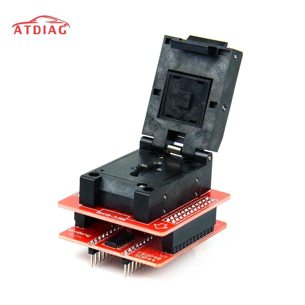 Адаптер BGA48 с базовым корпусом TSOP48 BGA63 1 8 в для флэш-программатора NAND TL866II PLUS TL866A