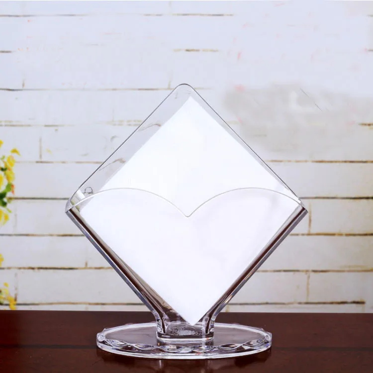 

Heart-shaped Facial Acrylic Napkin Golder ,Tissue Holder Boxes for Home & Office & Hotel