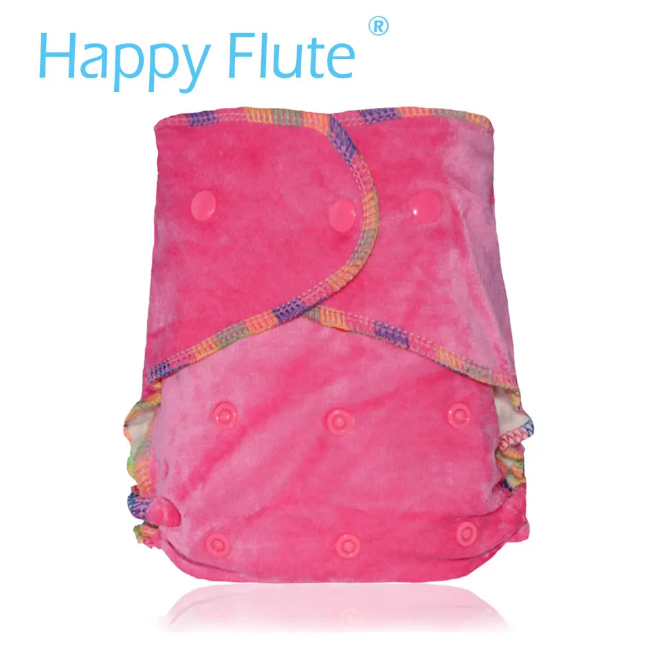 HappyFlute OS бамбуковый велюр пеленки из подходящих тканей AI2, один размер, без синтетического материала для касания кожи ребенка, рождения к горшку/5-15 кг