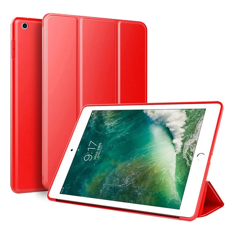 Чехол для iPad Mini 4 3 2 1 чехол ПУ; кожа; Силикон Мягкая задняя трехстворчатая подставка для сна смарт-чехол для iPad Mini 5 чехол Funda