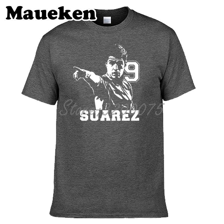 Мужская футболка с 9 звездами Luis Suarez для мужчин подарок фанатов из Uruguay круглым