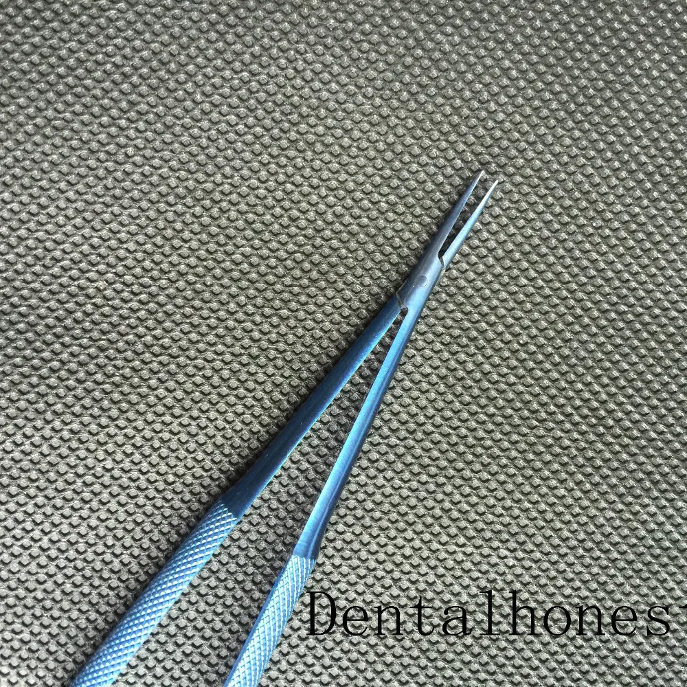 Лучший держатель иглы Barraquer без замка 18 см изогнутый офтальмологический